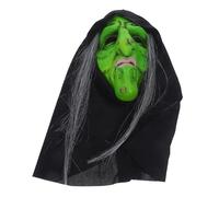 Beaupretty Máscara de Bruja Scary Cosplay para Halloween Accesorio de Fiesta Unisex Disfraz de para Eventos de Cosplay y Celebraciones