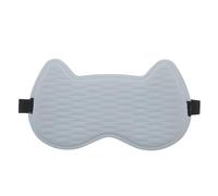 Beaupretty Máscara de Sueño Infantil con Diseño de Oso y Bloqueadora de Luz Ajustable para Adolescentes para Dormir y Viajes Color Azul Lago