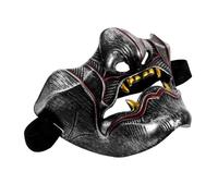 Beaupretty Máscara Japonesa Cosplay Hannya Banda Elástica para Fiestas Carnaval y Diseño Samurái Unisex