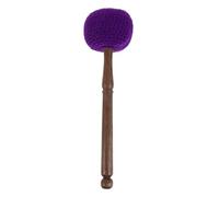 Beaupretty Mazo de Fieltro de Lana para Cuenco Tibetano Meditación, Mazo de Percusión Suave Mango de Madera, Herramienta de Sonido para Instrumentos de Terapia y Yoga, Tamaño Medio Color