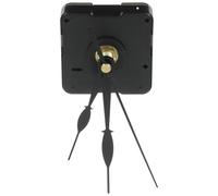 Beaupretty Mecanismo de Reloj Silencioso de Pared Negro de Plástico Ligero y Fácil de Instalar Manecillas para Reloj sin Marco DIY