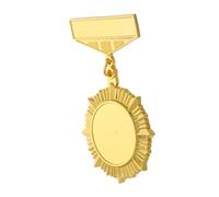 Beaupretty Medalla De Honor De Metal Vintage Para Disfraces De Hombre Insignia Decorativa Para Uniformes y Premios Deportivos Broche De Medalla Para Eventos y Competencias