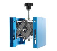 Beaupretty Mesa Elevadora de Aluminio Manual 100x100mm Gato de Tijera, Plataforma Elevadora de Laboratorio Portátil y Soporte Resistente para Uso Industrial y Científico