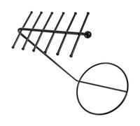 Beaupretty Metal Jewelry Organizer Rack Sturdy Necklace Holder And Earring Display Stand For Bracelets Keychains Versatile Hanging Organizer For Store And Home Use Iron Art Design