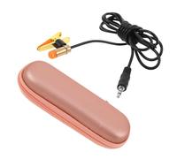 Beaupretty Micrófono Piezoeléctrico Clip para Erhu Violín y Melodica con Abrazadera Metálica Portátil Adaptador Jack para Amplificador para Interior y Exterior