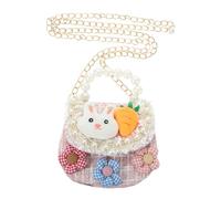 Beaupretty Mini Bolso para Niñas Bolso Bandolera y Elegante para Uso Casual y Llevar la Mano Bolsito de Hombro de Moda para Adolescentes