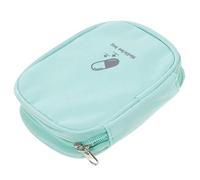 Beaupretty Mini Botiquín Portátil Para Medicamentos Pequeño Verde, Bolsa De Medicina Resistente Al Desgaste Cremallera Suave, Organizador Para Hogar, Viaje y Senderismo, Uso Multifuncional