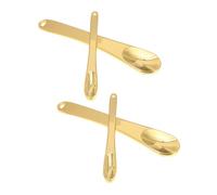 Beaupretty Mini Cuchara Para Los Oídos Cuchara Plana Cuchara Para Crema De Ojos Juego De Palo De Masaje Para Ojos Herramienta De Maquillaje De Belleza Para Mujeres