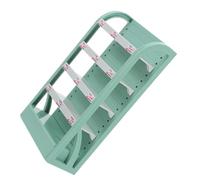 Beaupretty Mini Estantería de Supermercado Miniatura Estructura Multilayer para Juguetes de Comida y Frutas Estante de Almacenamiento para Muñecas Juguete Educativo para Simulación y