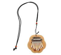 Beaupretty Mini Kalimba de Madera Notas para Principiantes Piano de Pulgar Portátil Forma de Oso Instrumento Musical para Adultos de y Llevar