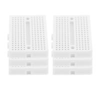 Beaupretty Mini Placa de Pruebas sin Soldadura Blanca 6 Unidades Protoboard Pequeña para Experimentos Científicos Herramientas Experimentales Material ABS Resistente para Proyectos