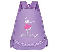 Beaupretty Mochila de Ballet para Niña Mochila Latina Escolar de Moda Bolso de Danza para Guardar Artículos de Baile para Clase de Ballet