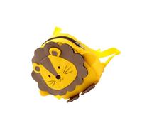 Beaupretty Mochila Infantil Anti-pérdida con Diseño de León Ajustable y Resistente de Oxford para Guardería y Escuela