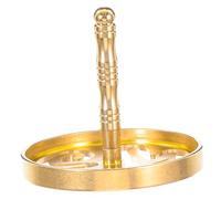 Beaupretty Molde de Prensa de Incienso de Cobre Dorado Patrón Creativo, Herramienta Antideslizante de Fina Manufactura para Sala de Estar y Hotel
