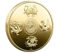 Beaupretty Moneda Conmemorativa De Aleación Premium con Diseño Coleccionable y Decorativo para Amantes Mitología