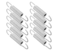 Beaupretty Muelles de Resorte Metálicos para Pata de Cabra de Scooter Eléctrico, Paquete de 10 Piezas de 100 Mm, Resorte de Retorno para Soporte Lateral, Accesorios para Bicicletas