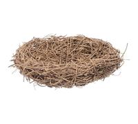 Beaupretty Nido de Pájaro de Ratán Artificial Dorado 15 Cm, Adorno Decorativo para Jardín, Hogar y Exterior, Accesorio Natural para Decoración de Plantas y Micropaisajes