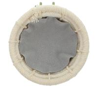 Beaupretty Nido de Pájaro Tejido a Mano de Algodón Tamaño Pequeño Cojín Cómodo de Color Aleatorio Casa para Dormir y Criar Pájaros en Jaulas y Jardín Refugio Resistente Color Aleatorio