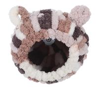 Beaupretty Nido para Periquitos Suave y Cálido con Forro de Coral Casa de Cría para Pequeños y Agapornis Cama de Invierno para Aves como Conure y Canarios Diseño y Fácil Limpieza