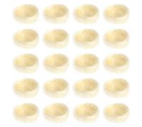 Beaupretty Nidos Artificiales de Pájaro Hechos a Mano de Hilo, Decoraciones para Platos Fríos, Paquete de 20 Unidades Color Bambú, Adornos Creativos para Hogar, Boda y Jardín