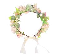 Beaupretty Nupcial Floral Cabello Tocado De La Banda De La Guirnalda Accesorios Pelo De La Boda Fiesta Despedida De Soltera Novia Diademas Elegante Colorful Alambre De Hierro.