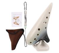 Beaupretty Ocarina Alta de Ocarina de Cerámica Musical Instrumento para Principiantes para Prácticas Casa o Conciertos Exteriores