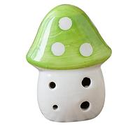 Beaupretty Ocarina de Cerámica Forma de para Principiantes Instrumento Musical para Juguete Educativo de Viento Color Verde Fácil de Usar y Transportar