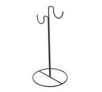 Beaupretty Organizador de Joyas de Metal Negro Diseño Multitier para Collares y Pulseras, Estilo Escandinavo Moderno Adecuado para Tocadores y Dormitorios