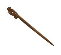 Beaupretty Palillo de Madera Cabello Horquilla Clásica Tocado Hanfu Vintage Diseño Elegante 1 Pieza Hecho de para Mujeres y Niñas Accesorio Retro
