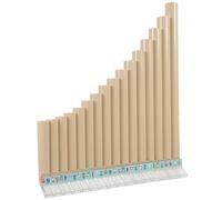 Beaupretty Pan Flute C para Principiantes Instrumento Educativo de Resina con Tubos Flauta Pan para Resistente y Fácil de Usar para Aprendizaje Musical