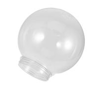 Beaupretty Pantalla de Lámpara Colgante de Acrílico Transparente Esfera 15 Cm Diámetro 7,5 Cm Boca Cubierta de Luz Exterior para Jardín y Patio Reemplazo Globos de Luz Resistente