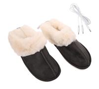 Beaupretty Pantuflas USB con Calefacción para Mujer Calentadores de Pies Recargables Diseño Transpirable y para Interior y Exterior Frío para Relajación y Fiestas de Invierno