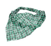 Beaupretty Pañuelo Navideño Cabello de Satén Pañuelo Verde para Recogido de Cabello Accesorio Cabello para Mujer y Niña para Fiestas de Navidad