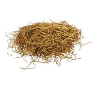 Beaupretty Papel de Rafia Dorado Purpurina 100g para Relleno de Cajas y Cestas, Papel Arrugado Decorativo para Envolver Regalos, Material de Embalaje Resistente y Decoración de Ramos
