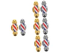Beaupretty Para Los Hombres Alfiler De Esmalte Decoraciones De Peluquería Pins De Solapa Estilistas Insignia De Alfiler De Peluquería Aleación De Chapado 2 Piezas X 4