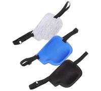 Beaupretty Parche Protector Ocular 3d Para Ambliopía 3 Piezas Compacto Ajustable De Poliéster Transpirable Para Uso Diario Exterior Cuidado Visual Portátil Para Adultos y Niños