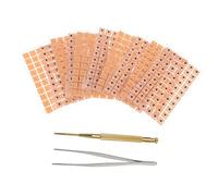 Beaupretty Parches para Puntos de Acupuntura Orejas 3 Piezas Kit Sonda y Pinzas Útiles para Acupresión Auricular Autocuidado Oído Natural en Casa