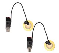 Beaupretty Pastilla Piezoeléctrica Kalimba 13 Cm 2 Piezas Transductor de Captación para Micrófono Instrumento Acústico Compatible Guitarra Ukelele Mandolina