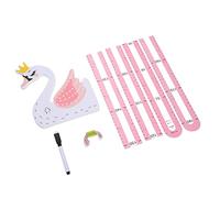 Beaupretty Pegatina De Altura Para Niños Diseño De Cisne 3d, Calcomanía Artística Extraíble, Adhesivo Resistente, Decoración Para Habitación Infantil y Guardería, Set Único