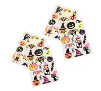 Beaupretty Pegatinas De Calabaza De Halloween Calcomanías Para Rostros Infantiles Para Fiesta