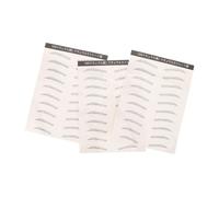 Beaupretty Pegatinas de Cejas Impermeables para Mujer Adhesivos de Transferencia de Agua Calcomanías Realistas y Duraderas Fáciles de Despegar para Principiantes y Maquillaje Rápido