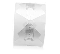 Beaupretty Pegatinas de Guía de Manicura de Aluminio para Extensiones de Uñas 300 Piezas Tamaño Mediano Molde Reutilizable para Amantes del Arte de Uñas y Salones de Belleza Uso Diario