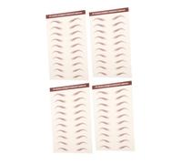 Beaupretty Pegatinas de Transferencia para Cejas Temporales con Efecto de Pelo en 6d Y Resistentes al Sudor para Mujeres Paquete Marrón