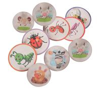 Beaupretty Pegatinas Entrenamiento de Ir al Baño para Niños 10 Piezas Calcomanías de Dibujos Animados de Color Reutilizables para Orinal y Asiento de Inodoro