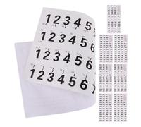 Beaupretty Pegatinas para Teclado de Piano de 88 Teclas, Removibles sin Residuos, Material Plástico Duradero, Guía de Notas Letras y Números, 8 Piezas para Aprendizaje y Práctica