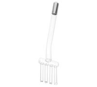 Beaupretty Peine de Alta Frecuencia Luz Violeta en Forma de Rastrillo, Material Vidrio y Metal, Ligero y Antideslizante para Uso en Casa, Adecuado para Personas Fuerza Débil en Manos