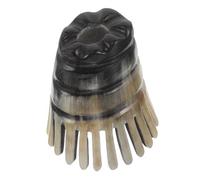 Beaupretty Peine De Cuerno Para Masaje Cepillo De Masaje Cabello Peine De Cuerno Natural Guasha Exfoliante Del Cabelludo Casa