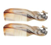 Beaupretty Peine De De Natural Pequeño Peine Multifunción Desenredante Herramienta De Peluquería 2