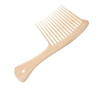 Beaupretty Peine De Dientes Anchos Resistente y Antiestático Para Barbas Largas y Pelo Grueso Ligero y Suave Para Desenredar y Peinar Uso Profesional y Diario