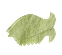 Beaupretty Peine De Jade De Material Natural Adoptado Herramienta Para Suavizar El Rostro Tabla Raspadora Con Bordes Lisos Para Aliviar El Masaje